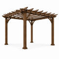 Pergola en bois massif 3x3m
