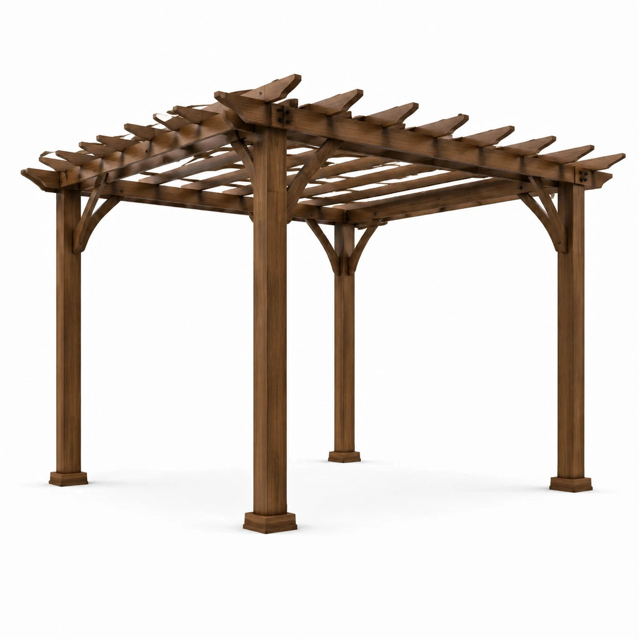 Pergola en bois massif 3x3m