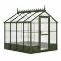 Serre en aluminium et polycarbonate vert 250x190x210 cm