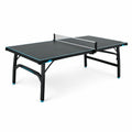 Table de ping-pong en bois noir et acier